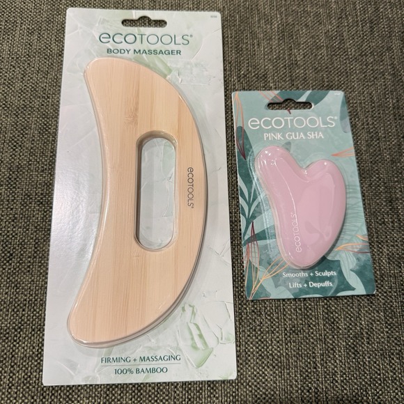 ecotools Other - EcoTools Pink Facial Gua Sha Skincare Massaging Tool & Body Massager 2 Count New